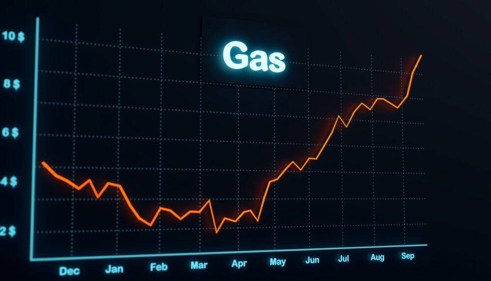 steigende Gaspreise