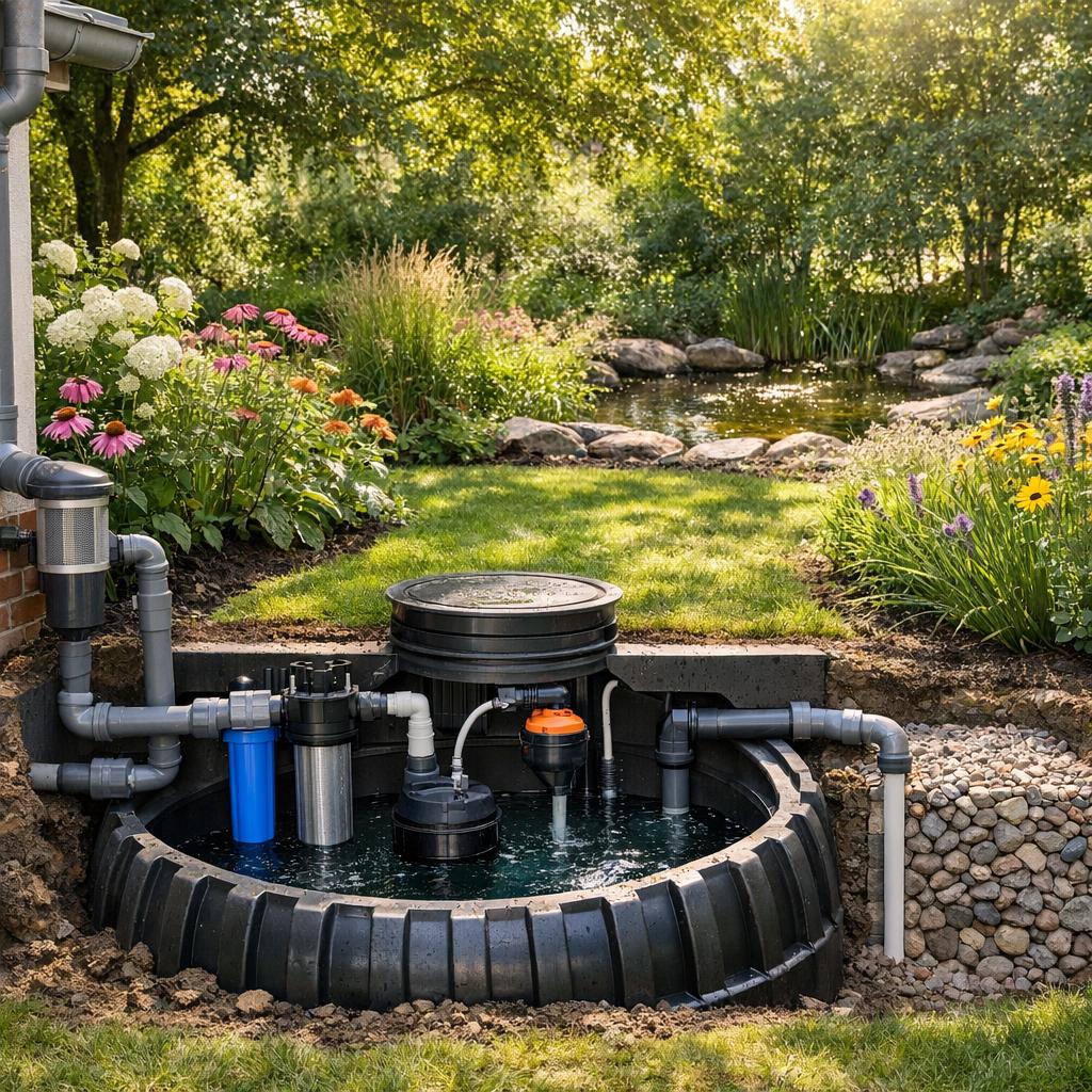 Regenwasser komplett nutzen: So funktionieren moderne Komplettanlagen